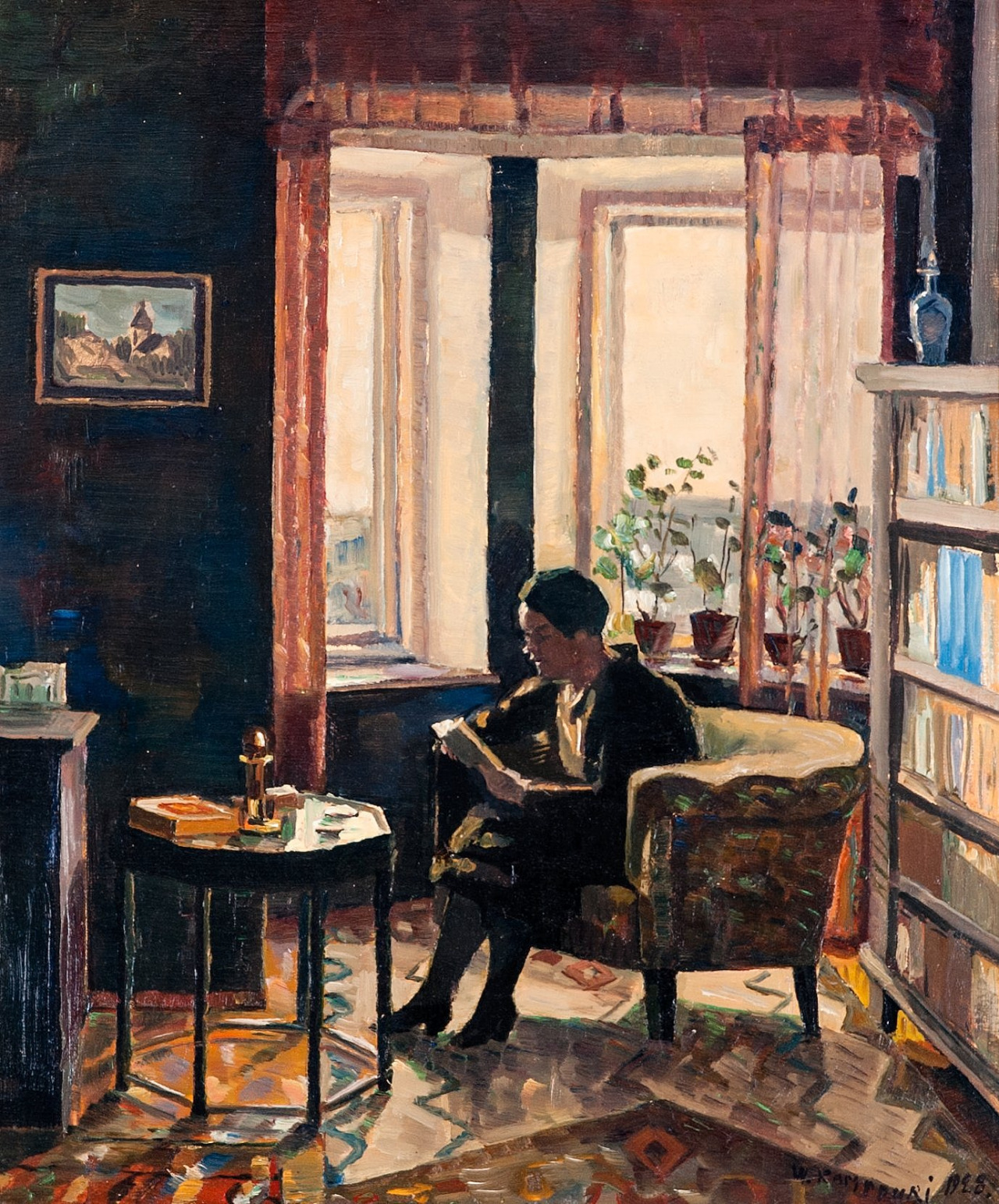Reading de Väinö Kamppuri, 1928.